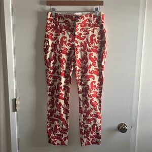 Anthropologie lobster pants, very good condition